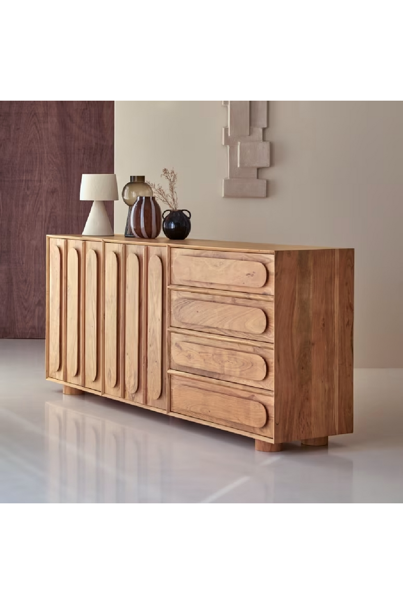 Solid Acacia Sideboard | Tikamoon Olga | Oroatrade.com