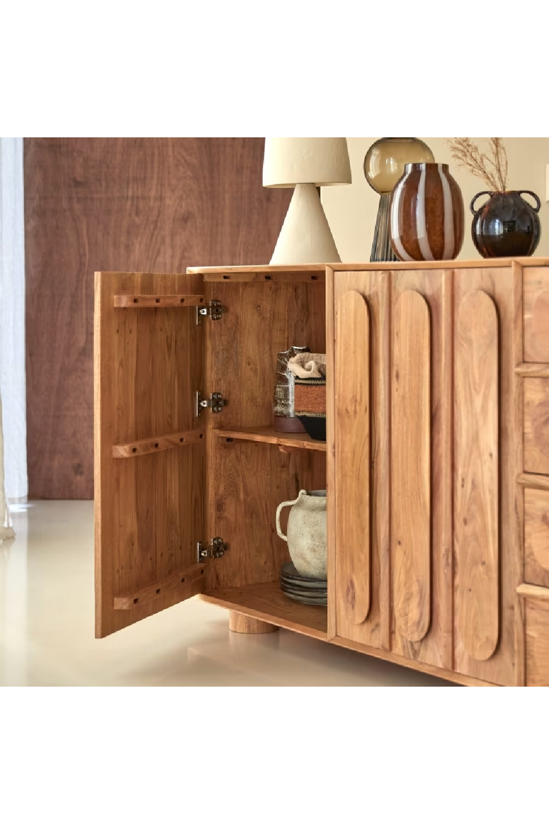 Solid Acacia Sideboard | Tikamoon Olga | Oroatrade.com