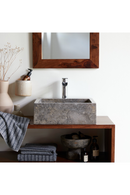 Gray Marble Bathroom Sink | Tikamoon Slats | Oroatrade.com