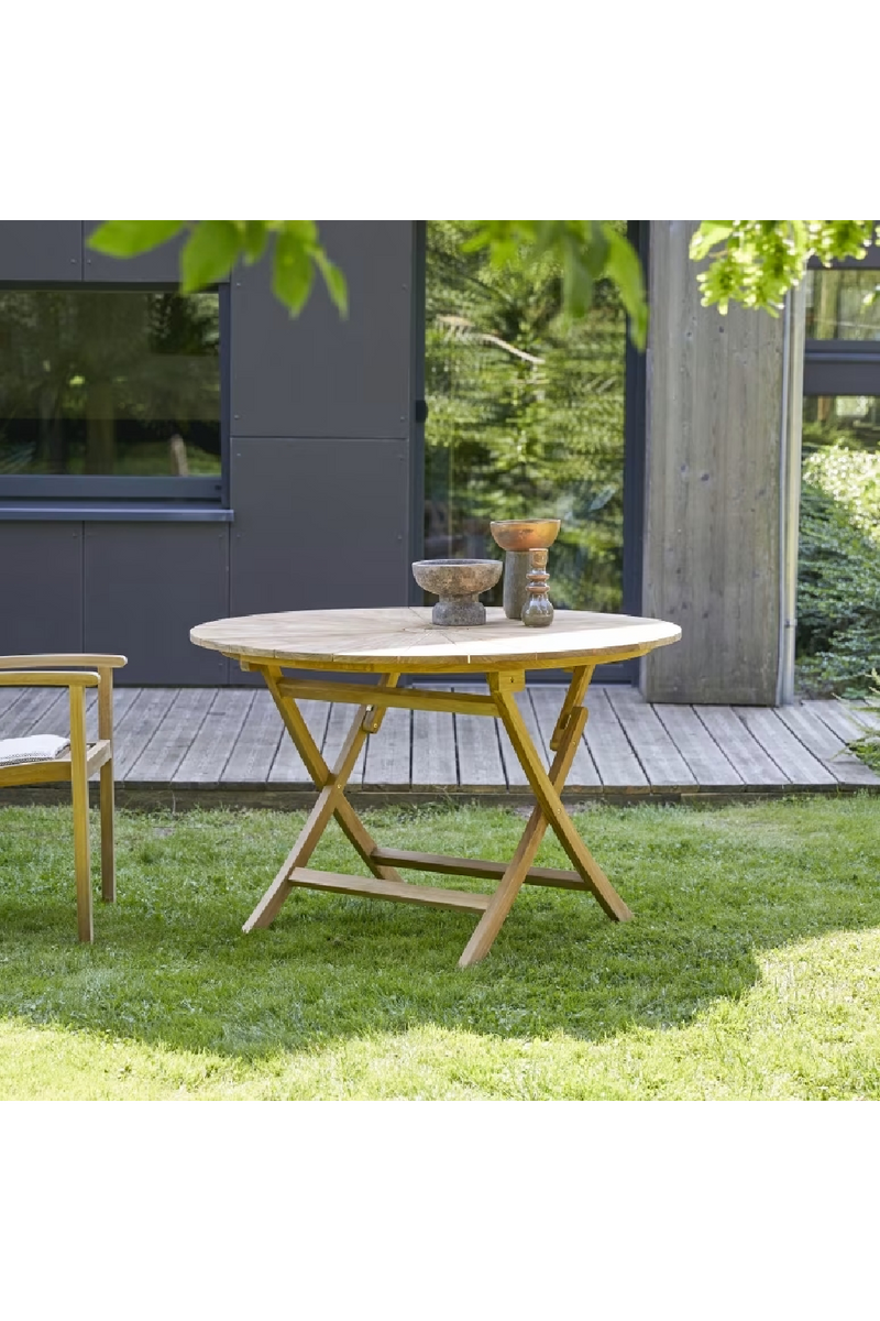 Solid Teak Outdoor Table | Tikamoon Andria | Oroatrade.com