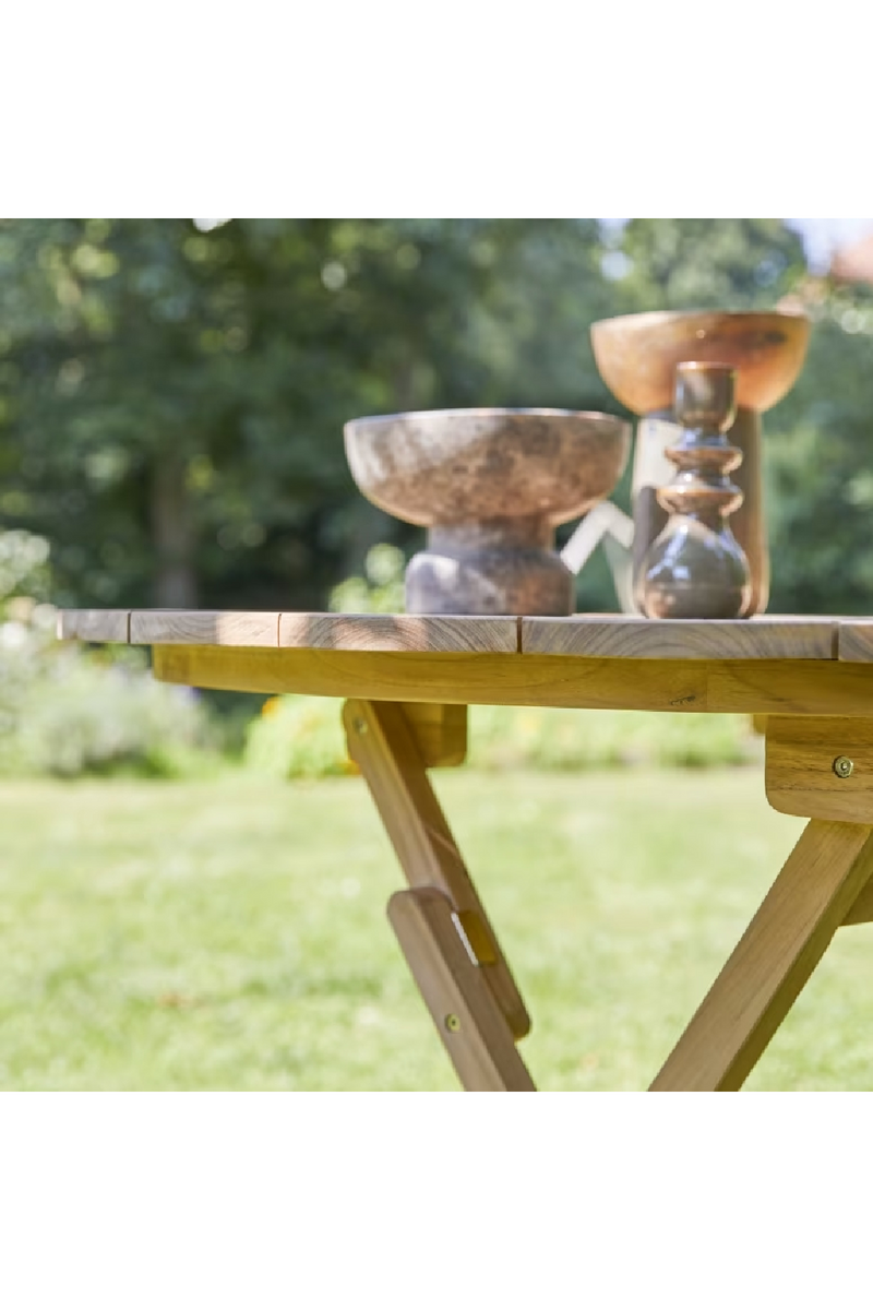 Solid Teak Outdoor Table | Tikamoon Andria | Oroatrade.com