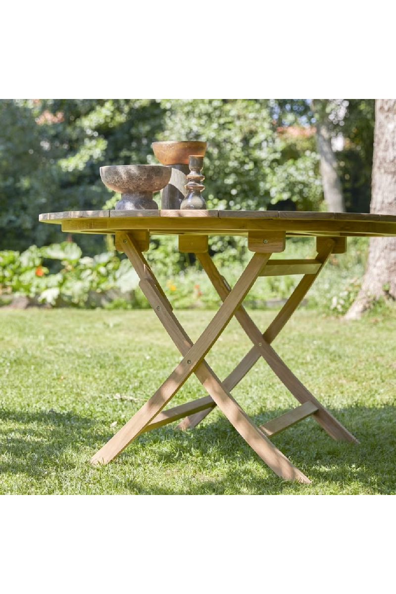 Solid Teak Outdoor Table | Tikamoon Andria | Oroatrade.com