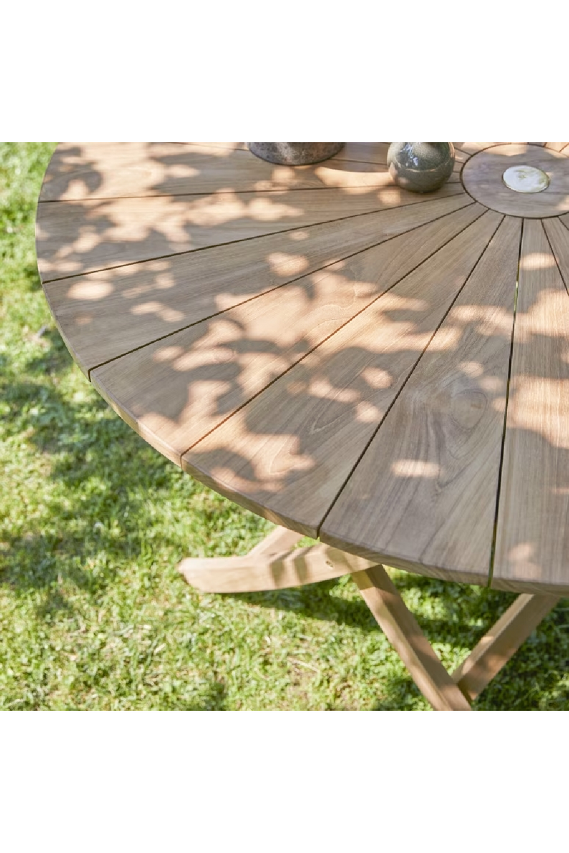 Solid Teak Outdoor Table | Tikamoon Andria | Oroatrade.com