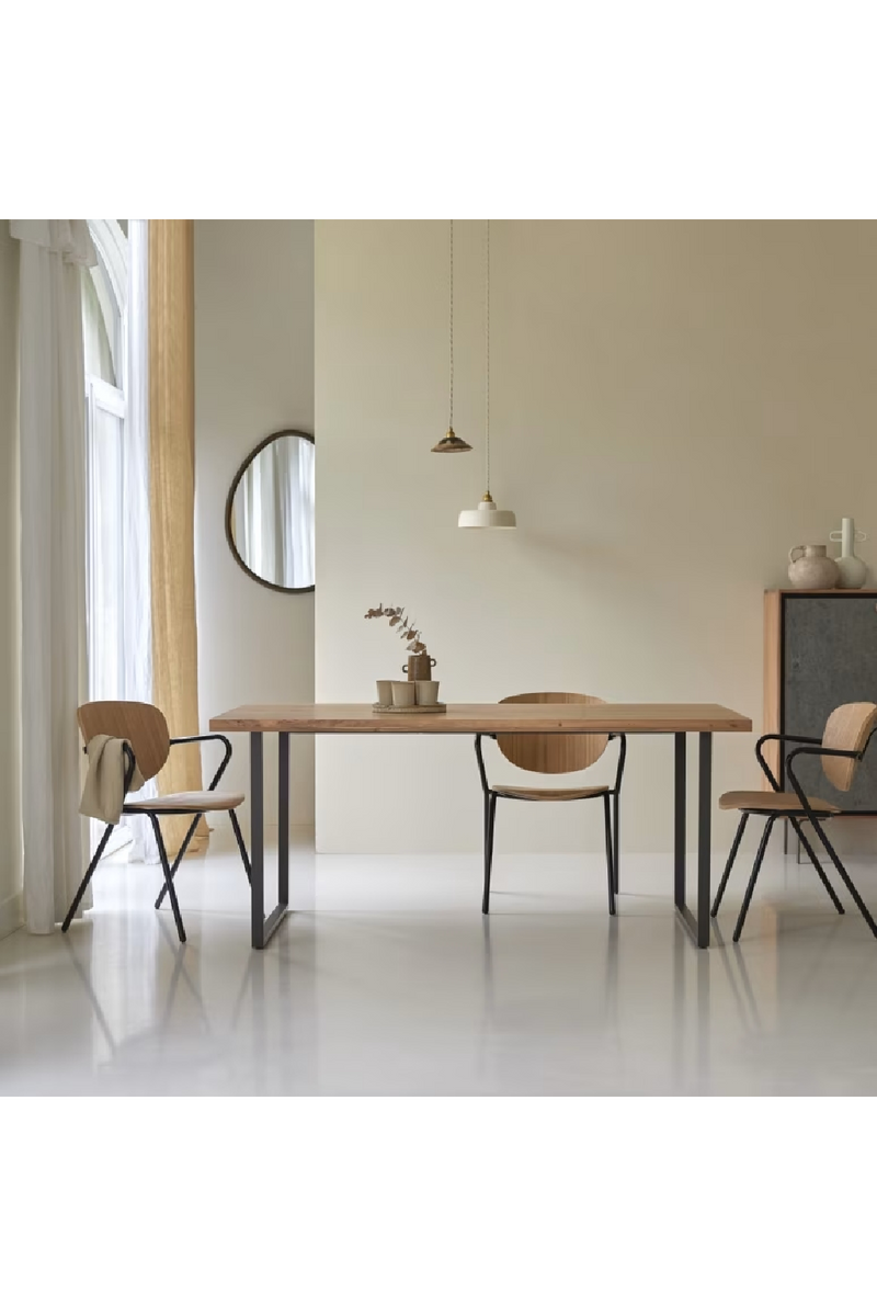 Rectangular Acacia Dining Table | Tikamoon Temis  | Oroatrade.com