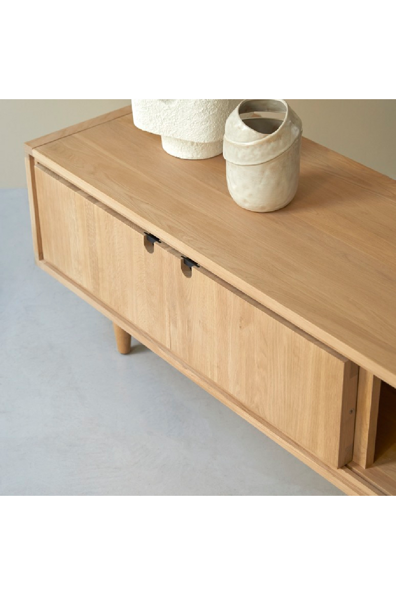 Oak Contemporary TV Stand | Tikamoon Jonak | Oroatrade.com