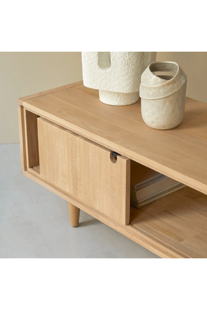 Oak Contemporary TV Stand | Tikamoon Jonak | Oroatrade.com