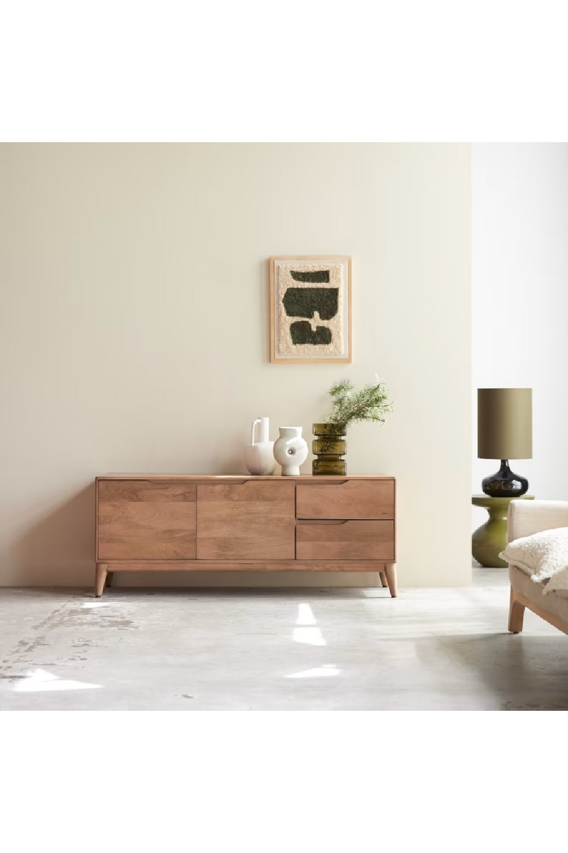 Solid Mango Wood TV Unit | Tikamoon Gabrielle | Oroatrade.com