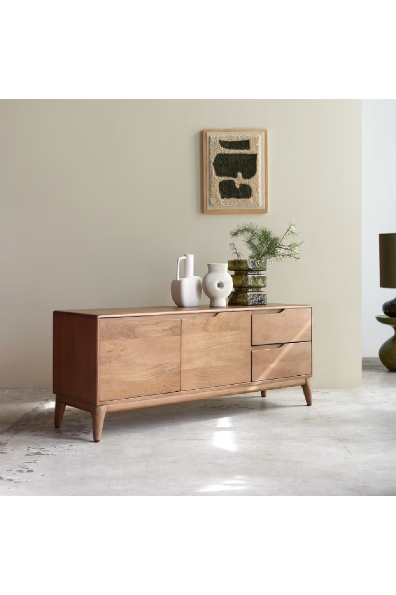 Solid Mango Wood TV Unit | Tikamoon Gabrielle | Oroatrade.com