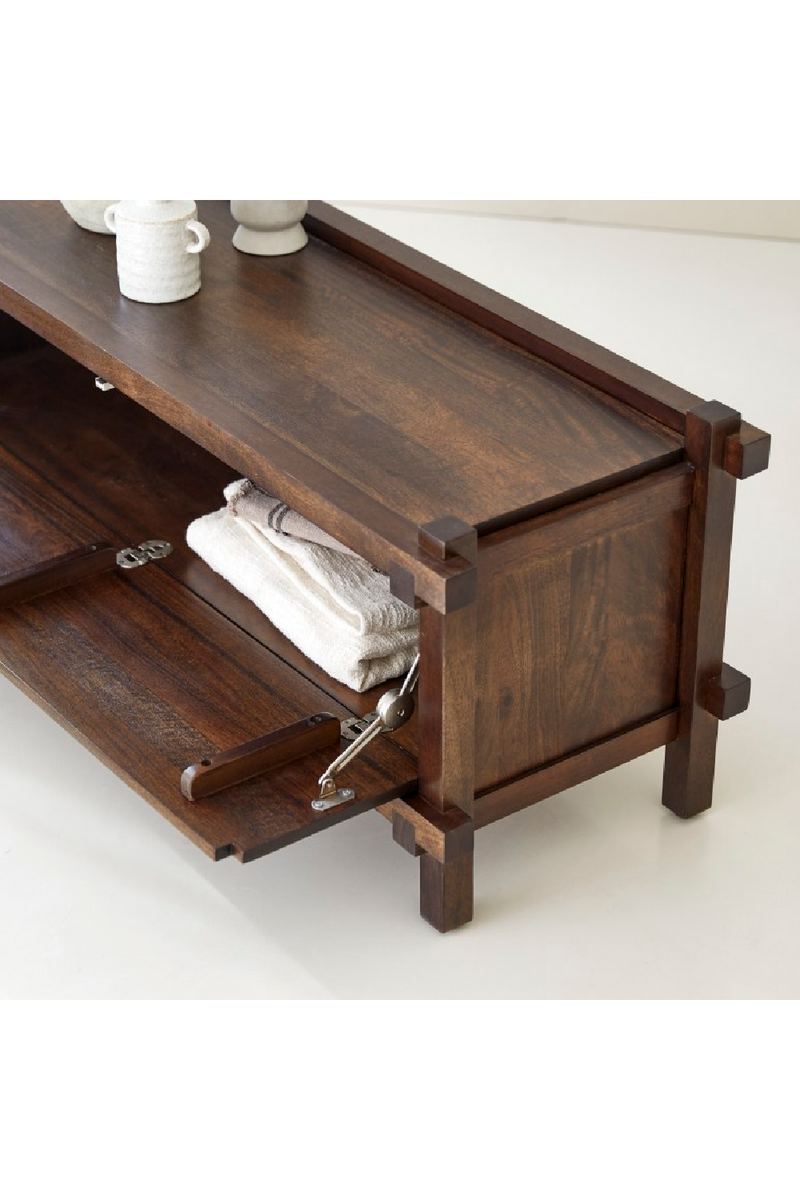 Solid Mango Wood TV Stand | Tikamoon Arko | Oroatrade.com