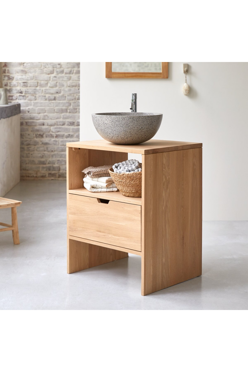Modern Oak Vanity Unit | Tikamoon Kwarto | Oroatrade.com