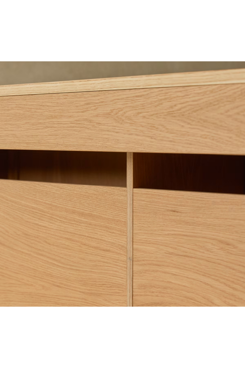 Solid Oak Japandi Bathroom Cabinet | Tikamoon Miu | Oroatrade.com