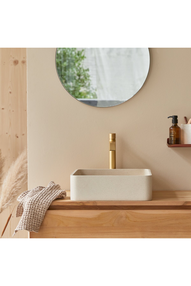 Square Industrial-Style Bathroom Sink | Tikamoon Thaïs | Oroatrade.com