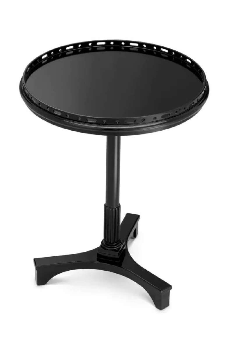 Black Column Base Side Table | Eichholtz Roentgen | Oroatrade.com