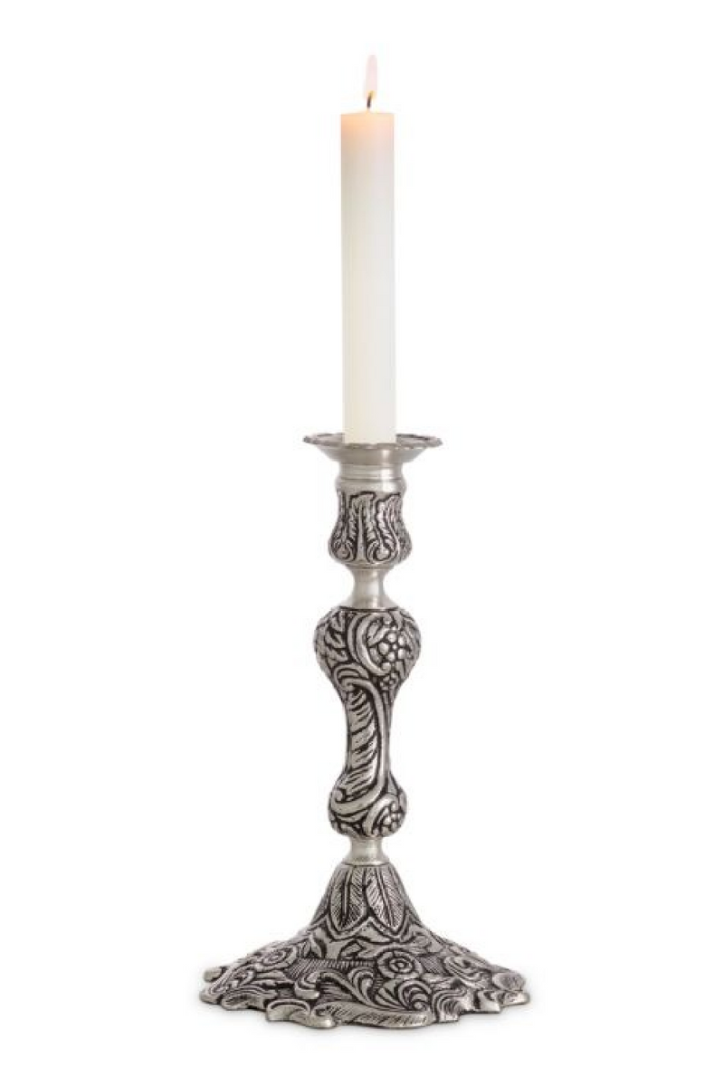Antique Silver Candle Holder | The Met x Eichholtz | Oroatrade.com