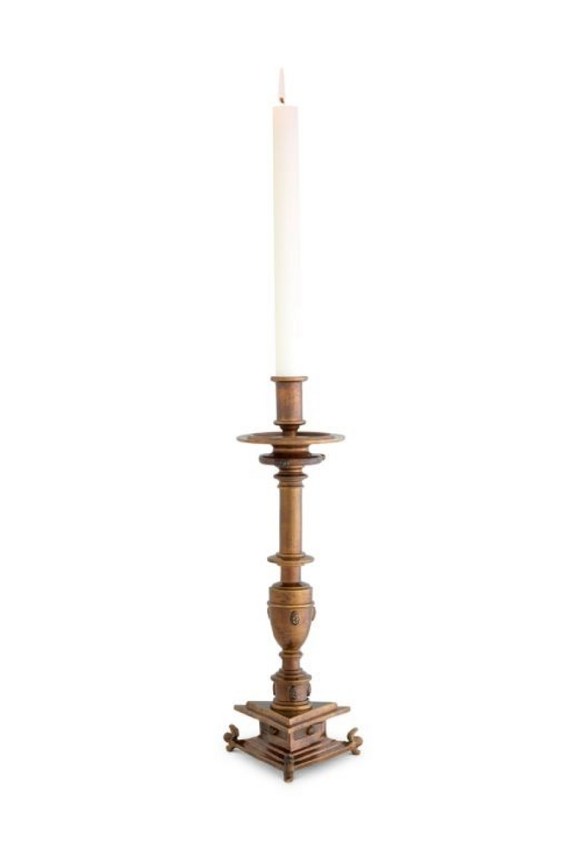 Antique Gold Candle Holder | The Met x Eichholtz Philip | Oroatrade.com