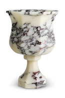 White Marble Pedestal Vase | Eichholtz Bennington | Oroatrade.com