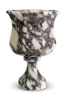 White Marble Pedestal Vase | Eichholtz Bennington | Oroatrade.com