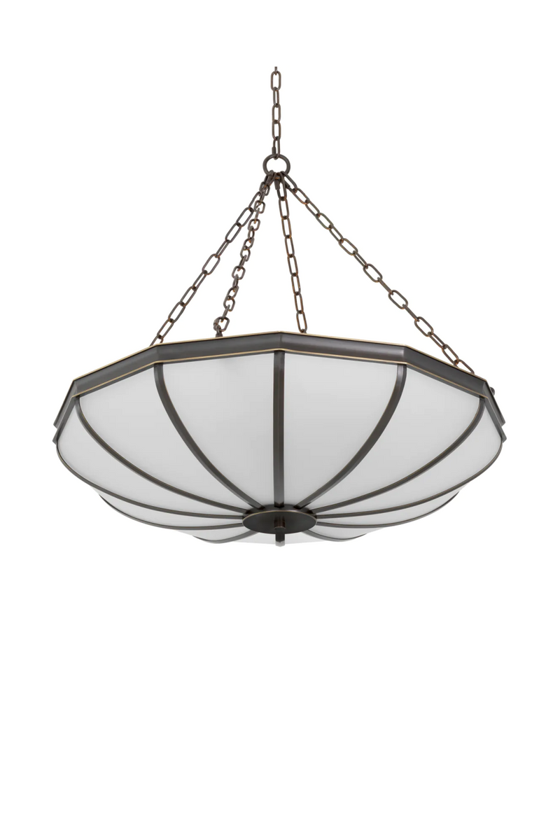Bronze Framed Glass Chandelier | Met x Eichholtz Jenkin | Oroatrade.com