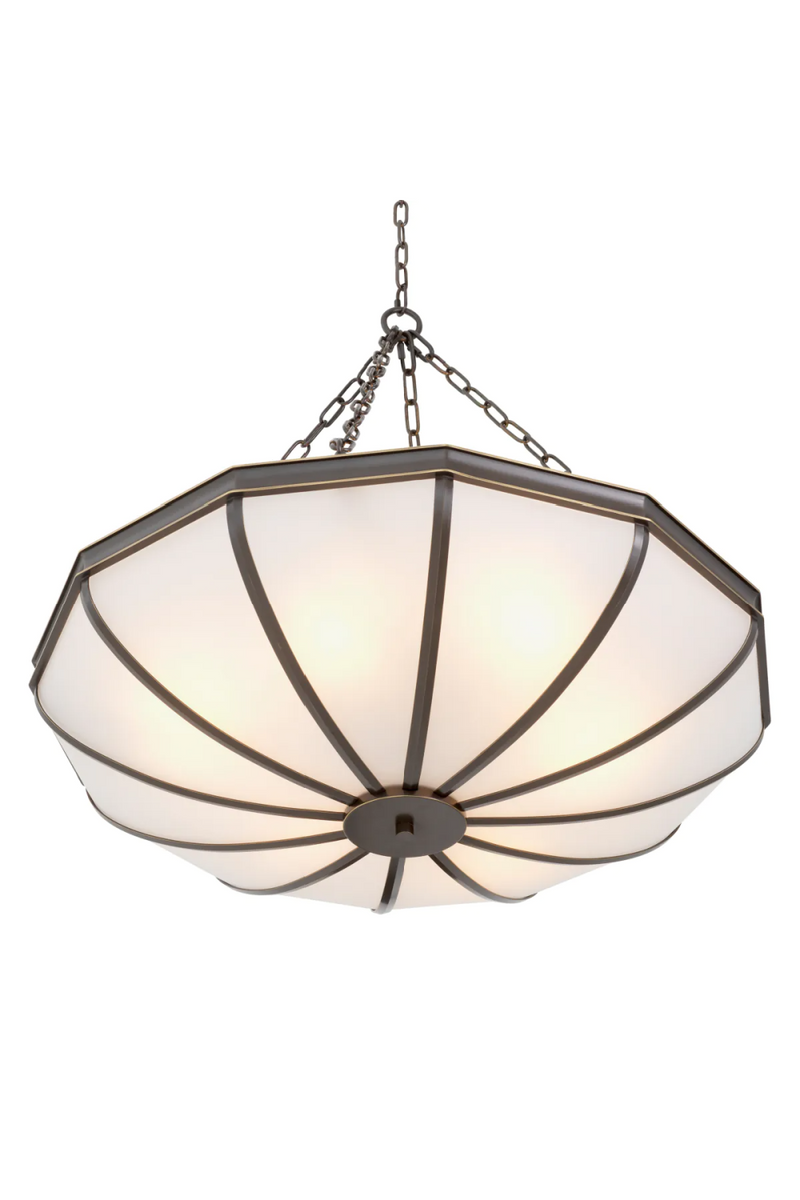 Bronze Framed Glass Chandelier | Met x Eichholtz Jenkin | Oroatrade.com