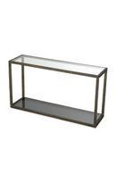 Bronze Frame Glass Console Table | The Met x Eichholtz | Oroatrade.com