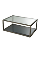 Bronze Framed Glass Coffee Table | Eichholtz Bethesda | Oroatrade.com