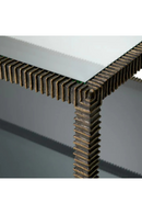 Bronze Framed Glass Coffee Table | Eichholtz Bethesda | Oroatrade.com