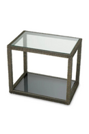 Bronze Framed Glass Side Table | Eichholtz Bethesda | Oroatrade.com