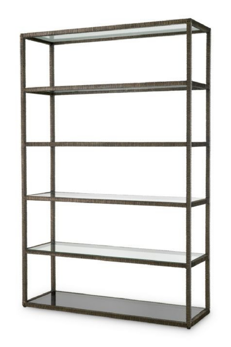 Bronze-Framed Shelf Cabinet | Eichholtz Bethesda | Oroatrade.com