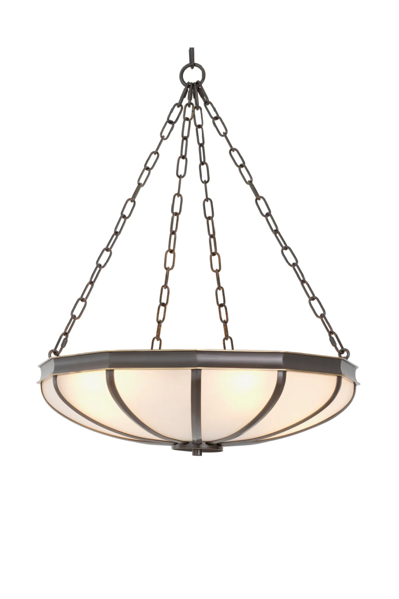 Bronze Framed Glass Chandelier | Met x Eichholtz Jenkin | Oroatrade.com