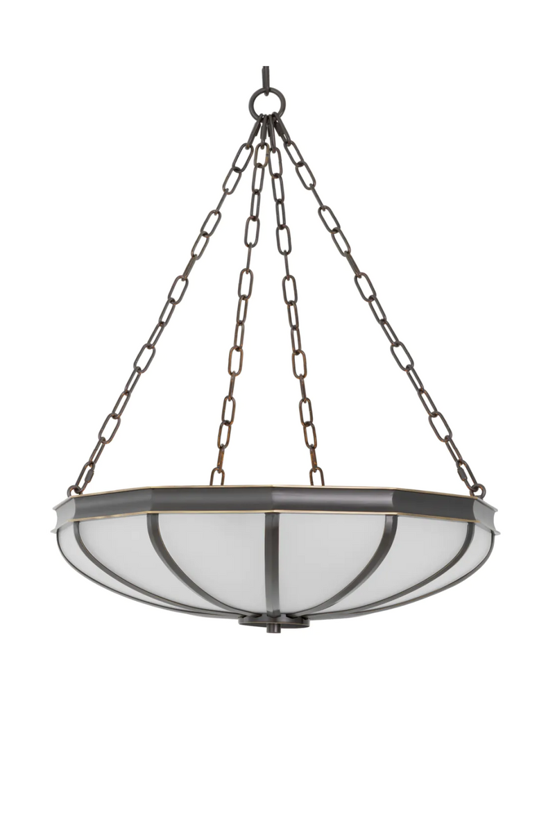 Bronze Framed Glass Chandelier | Met x Eichholtz Jenkin | Oroatrade.com