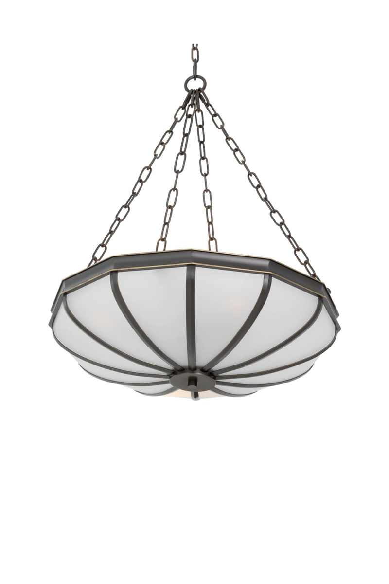 Bronze Framed Glass Chandelier | Met x Eichholtz Jenkin | Oroatrade.com