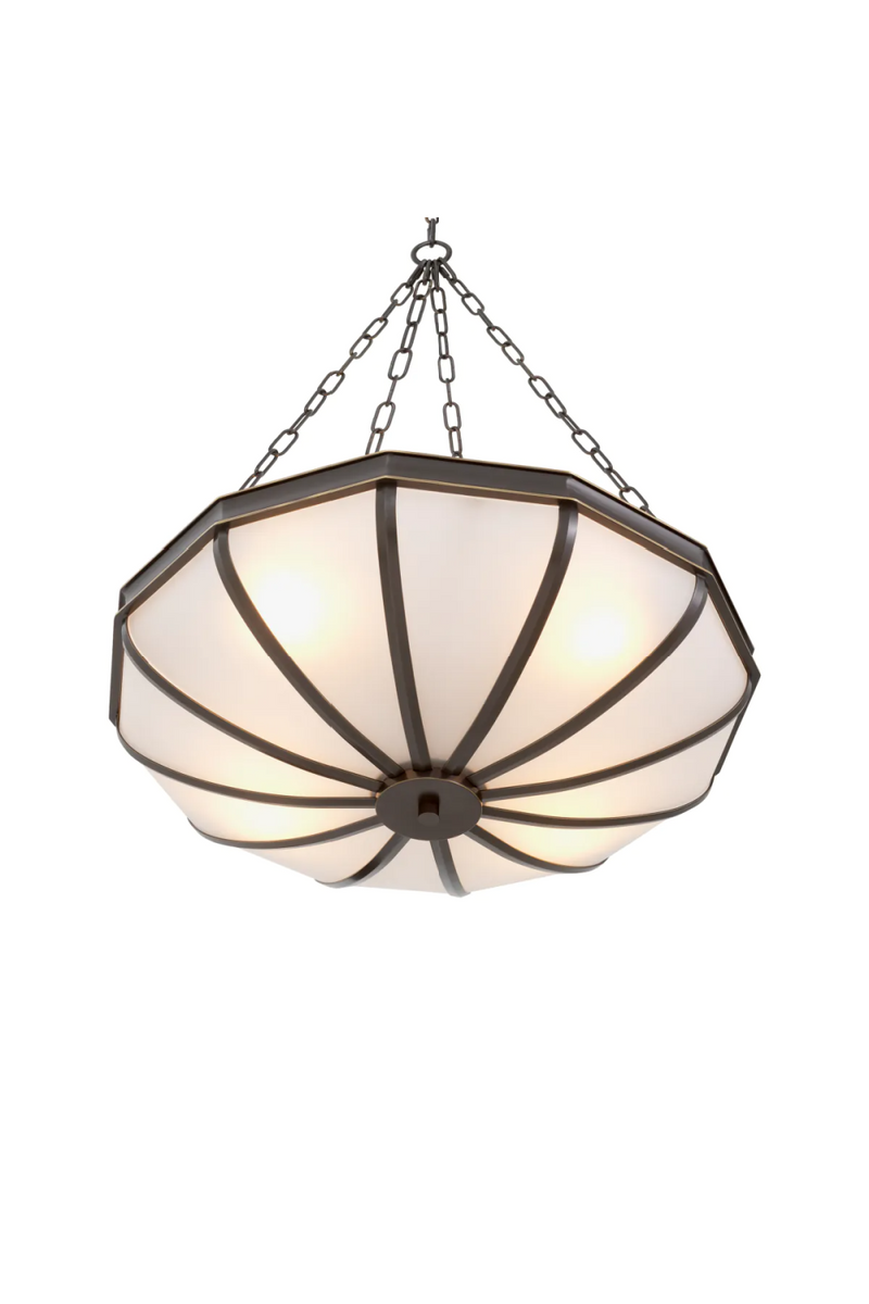 Bronze Framed Glass Chandelier | Met x Eichholtz Jenkin | Oroatrade.com