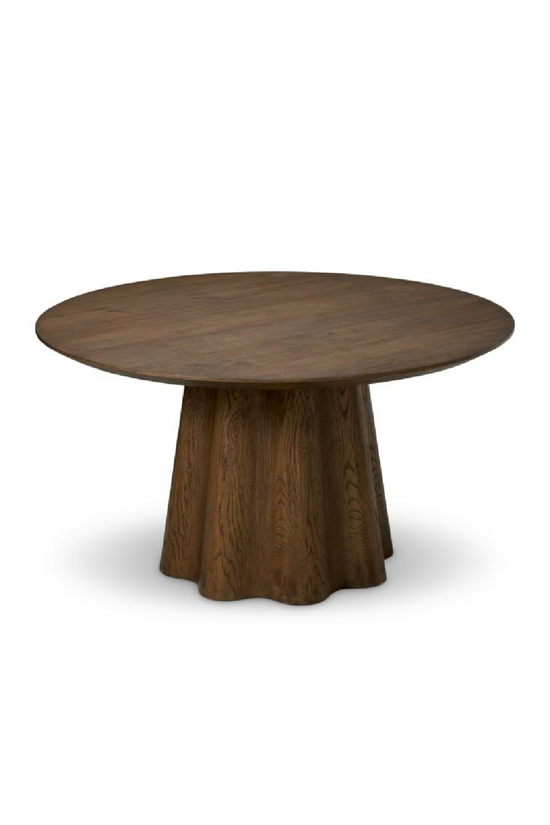 Oak Veneer Column Dining Table | The Met x Eichholtz | Oroatrade.com