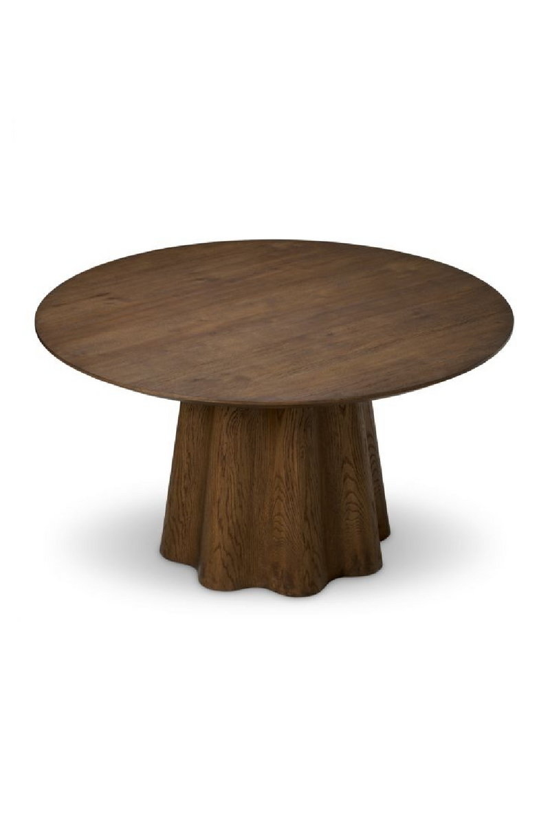 Oak Veneer Column Dining Table | The Met x Eichholtz | Oroatrade.com