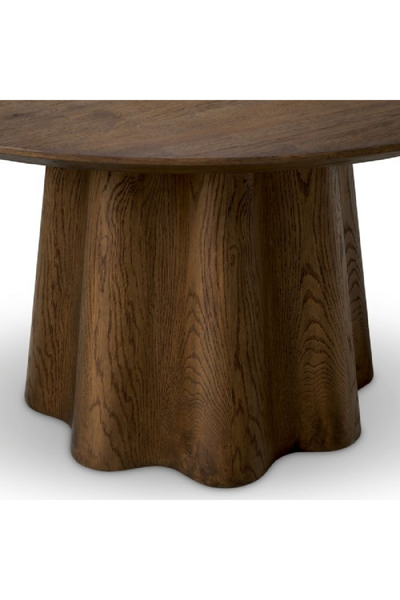 Oak Veneer Column Dining Table | The Met x Eichholtz | Oroatrade.com