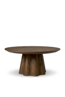 Oak Veneer Round Coffee Table | Eichholtz Papyrus | Oroatrade.com