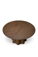 Oak Veneer Round Coffee Table | Eichholtz Papyrus | Oroatrade.com