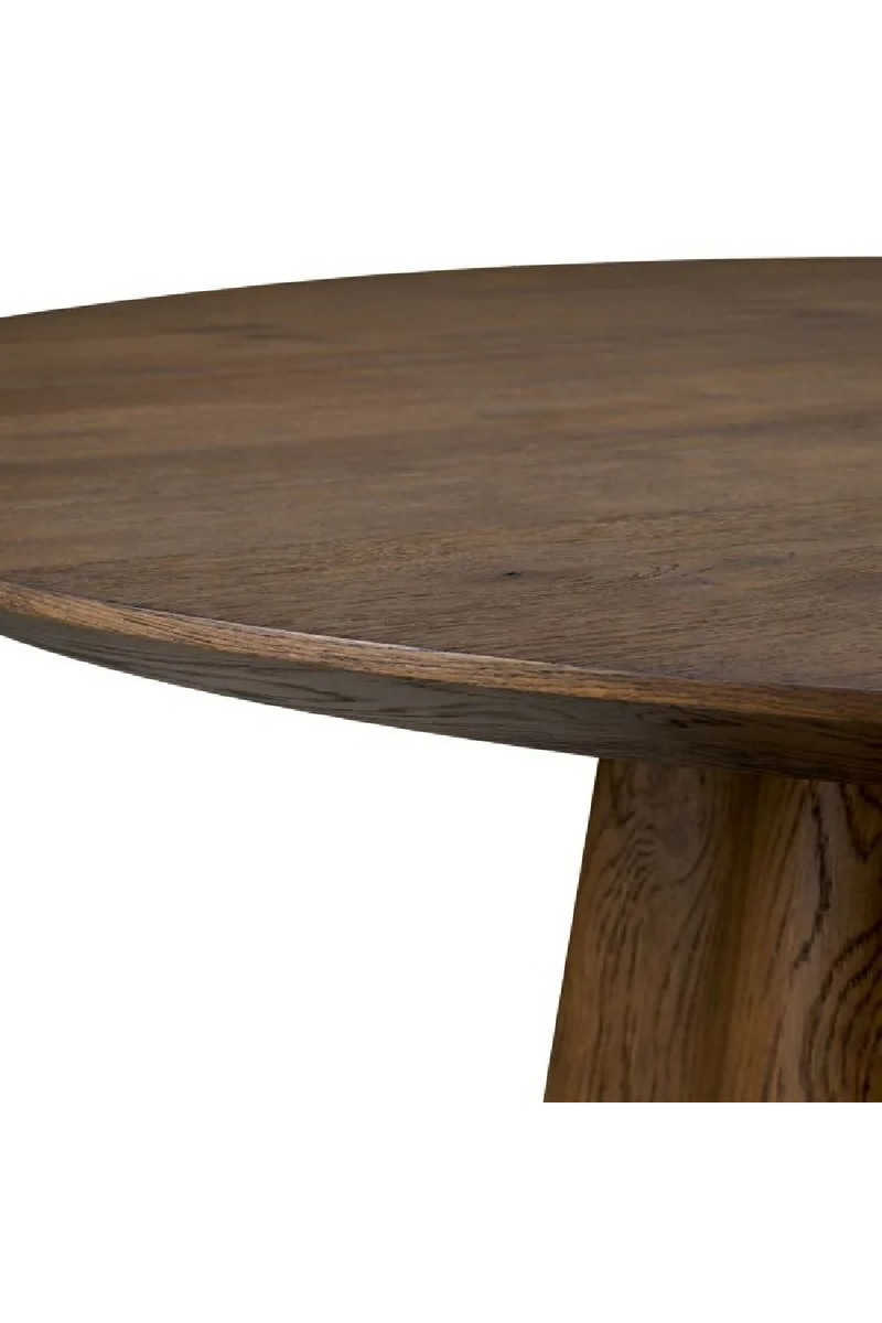 Oak Veneer Round Coffee Table | Eichholtz Papyrus | Oroatrade.com