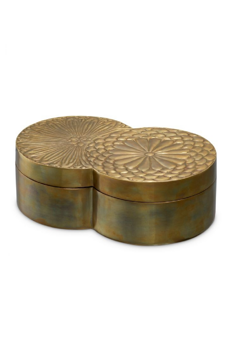 Engraved Antique Brass Box | The Met x Eichholtz Meiji | Oroatrade.com