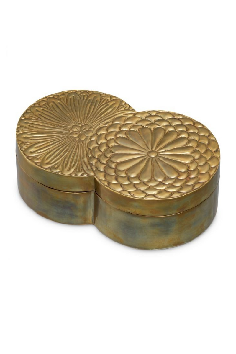 Engraved Antique Brass Box | The Met x Eichholtz Meiji | Oroatrade.com