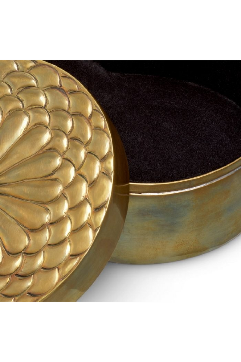 Engraved Antique Brass Box | The Met x Eichholtz Meiji | Oroatrade.com