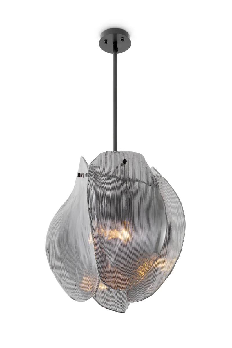 Smoked Glass Chandelier | Met x Eichholtz Hibis | Oroatrade.com
