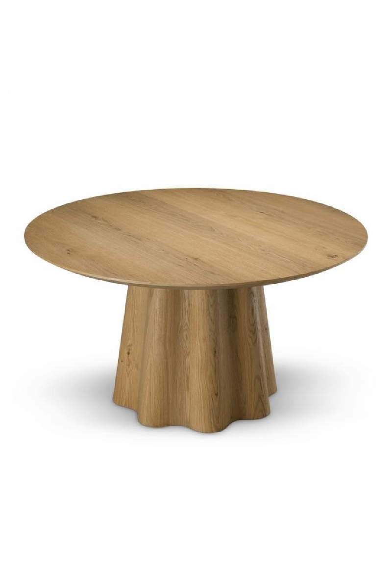 Oak Veneer Column Dining Table | The Met x Eichholtz | Oroatrade.com
