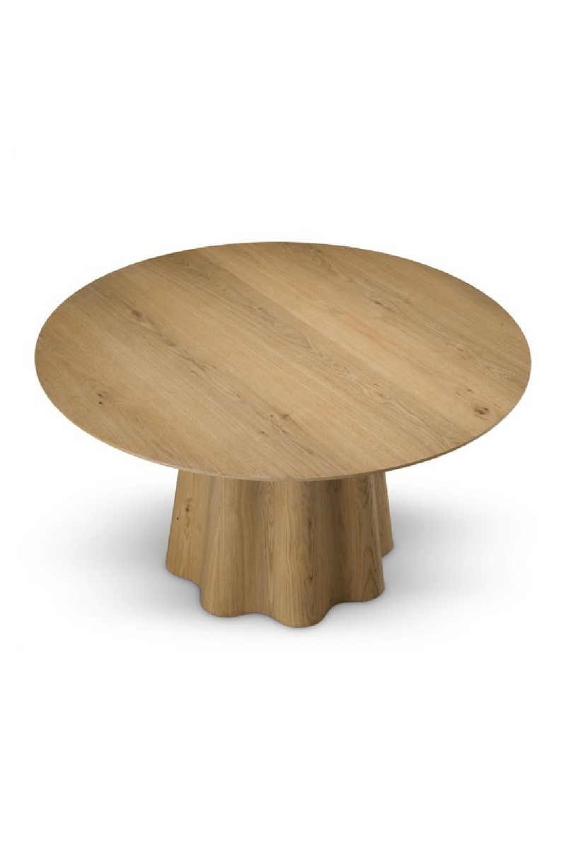 Oak Veneer Column Dining Table | The Met x Eichholtz | Oroatrade.com