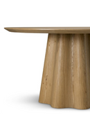 Oak Veneer Column Dining Table | The Met x Eichholtz | Oroatrade.com
