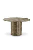 Round Travertine Dining Table | Met x Eichholtz Florence | Oroatrade.com