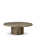Round Travertine Coffee Table | Met x Eichholtz Florence | Oroatrade.com