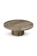 Round Travertine Coffee Table | Met x Eichholtz Florence | Oroatrade.com