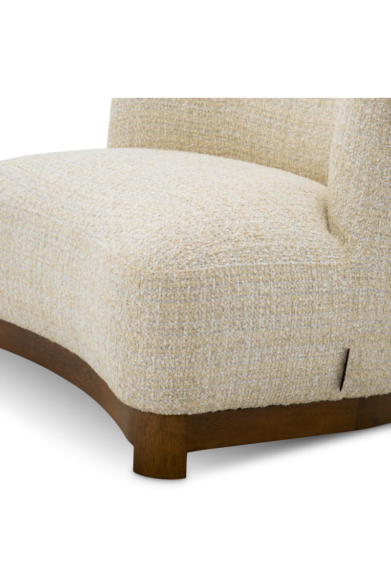 Walnut Frame Curved Lounge Chair | Met x Eichholtz | Oroatrade.com