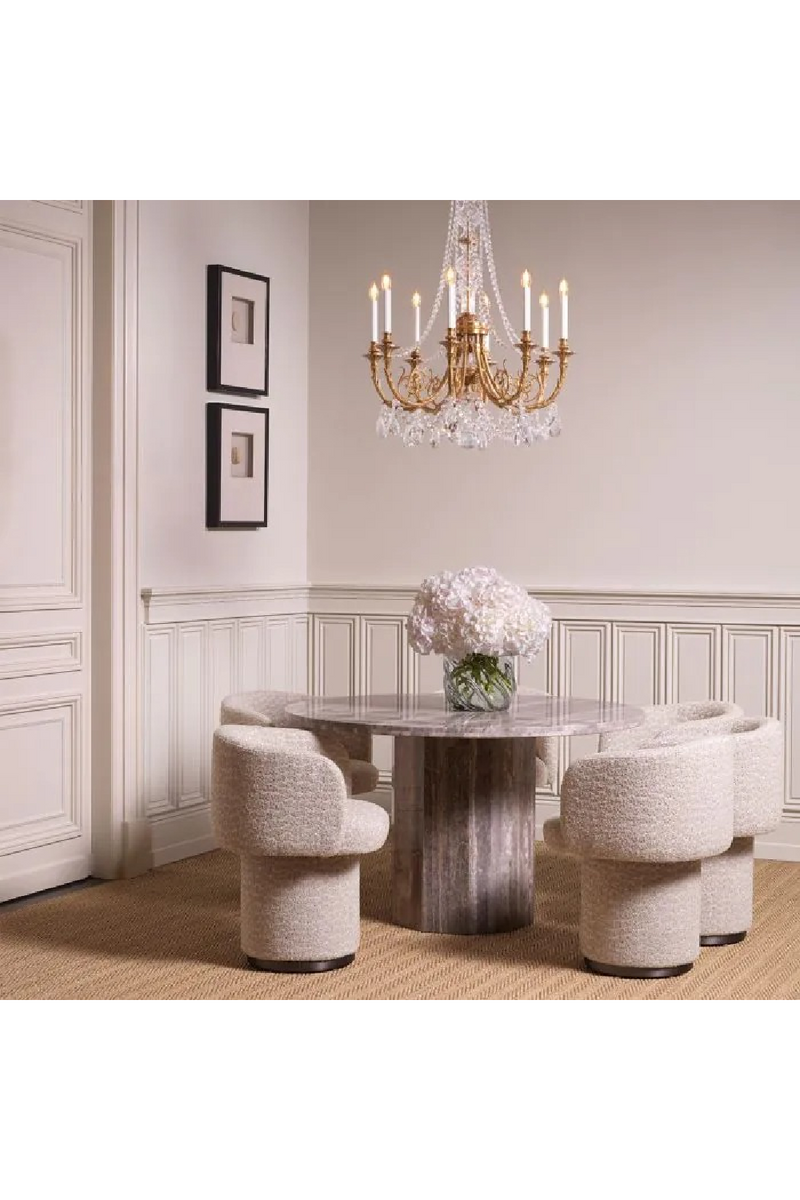 Beige Swivel Dining Chair | Met x Eichholtz Marly | Oroatrade.com